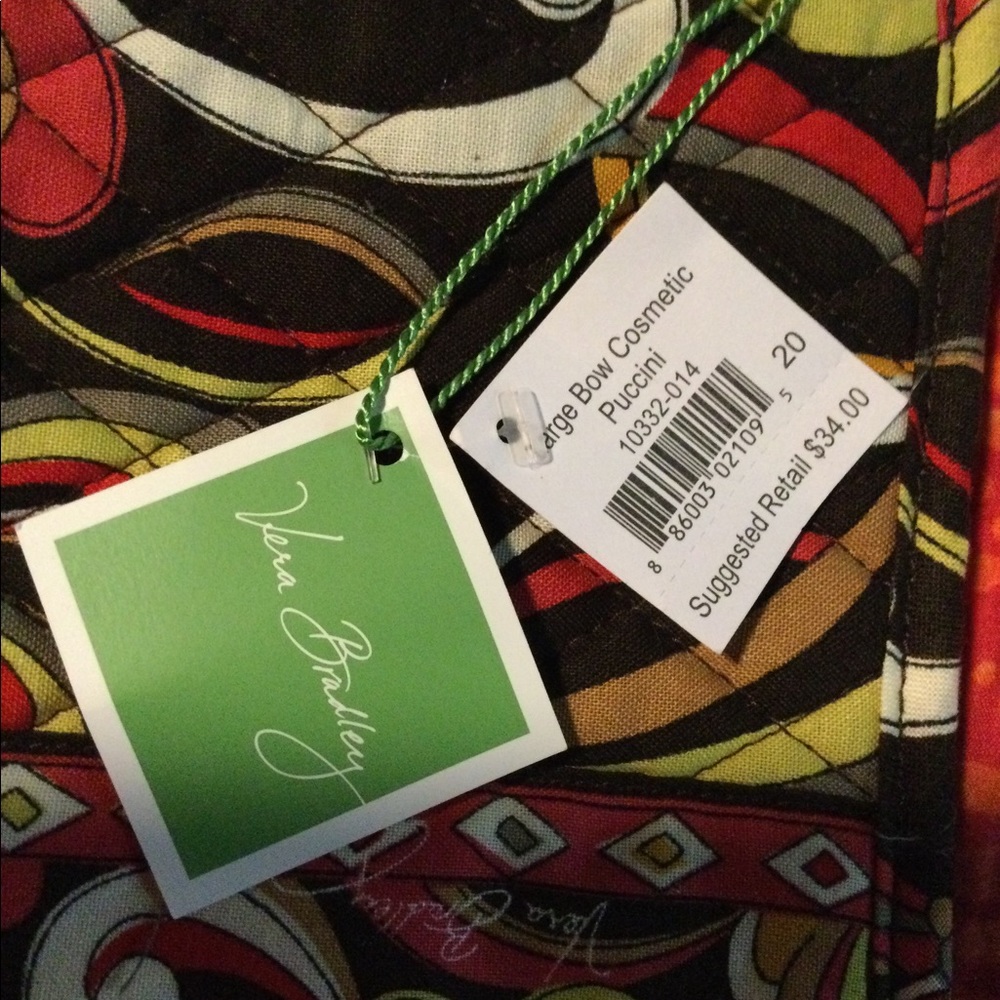 Vera Bradley NWT Large Cosmetic Case - Puccini